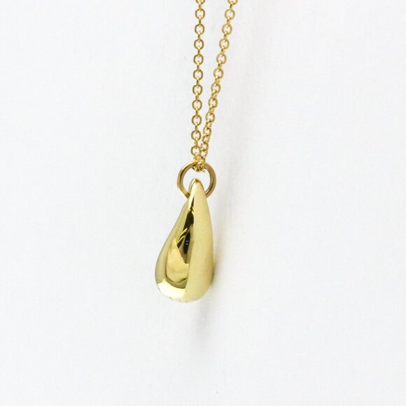 TIFFANY 18k Gold Teardrop Necklace - Picture 2 of 11